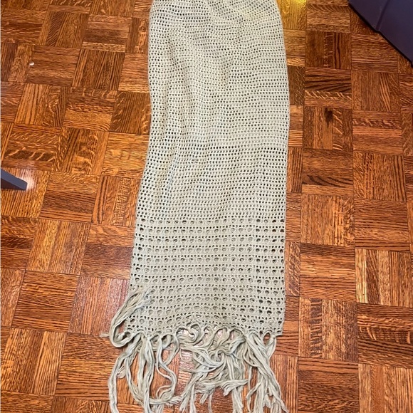 Francesca's Collections Dresses & Skirts - Francesca's Collections Olive Crochet Skirt